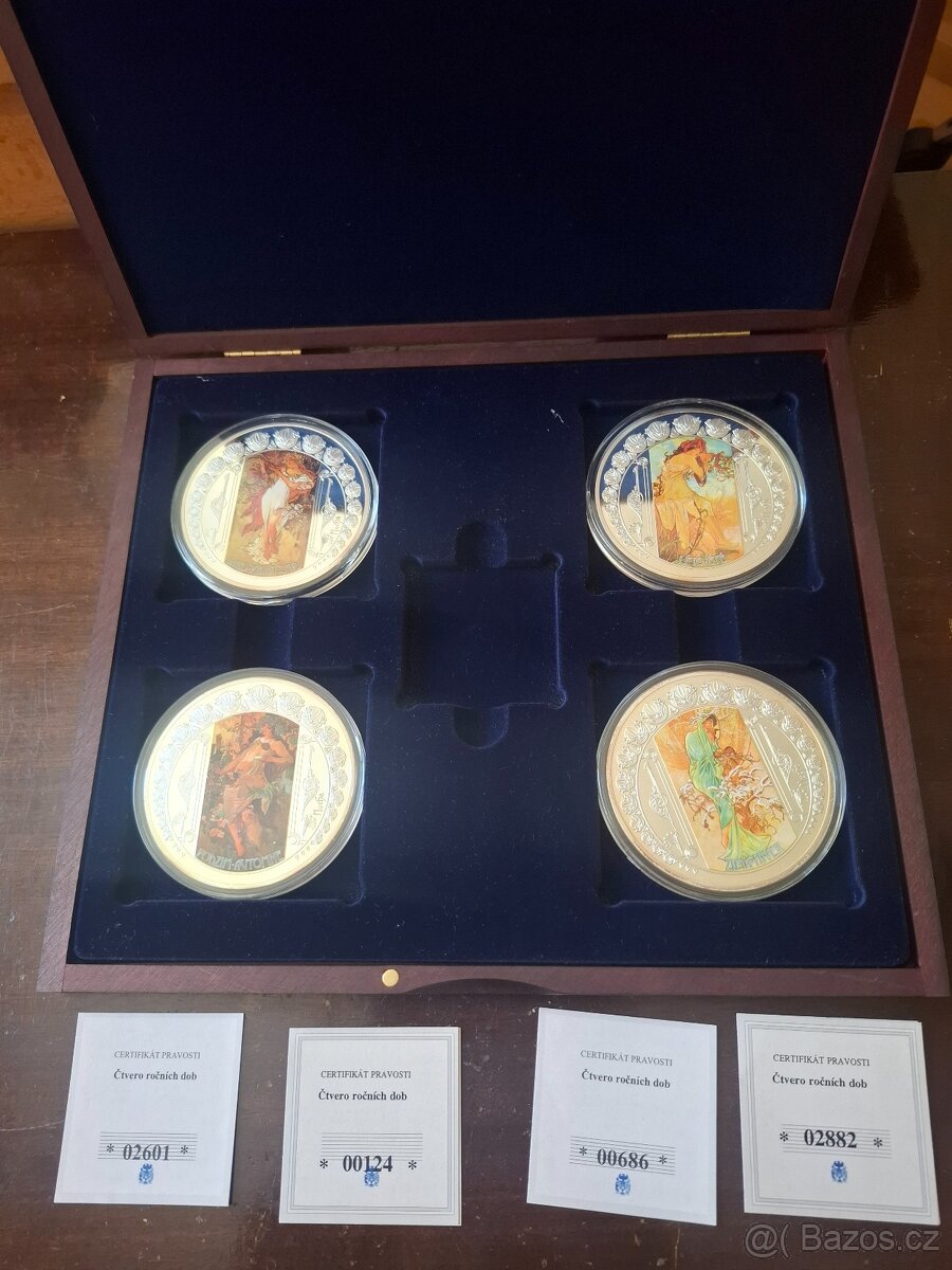 Mucha - čtvero ročních období - 2