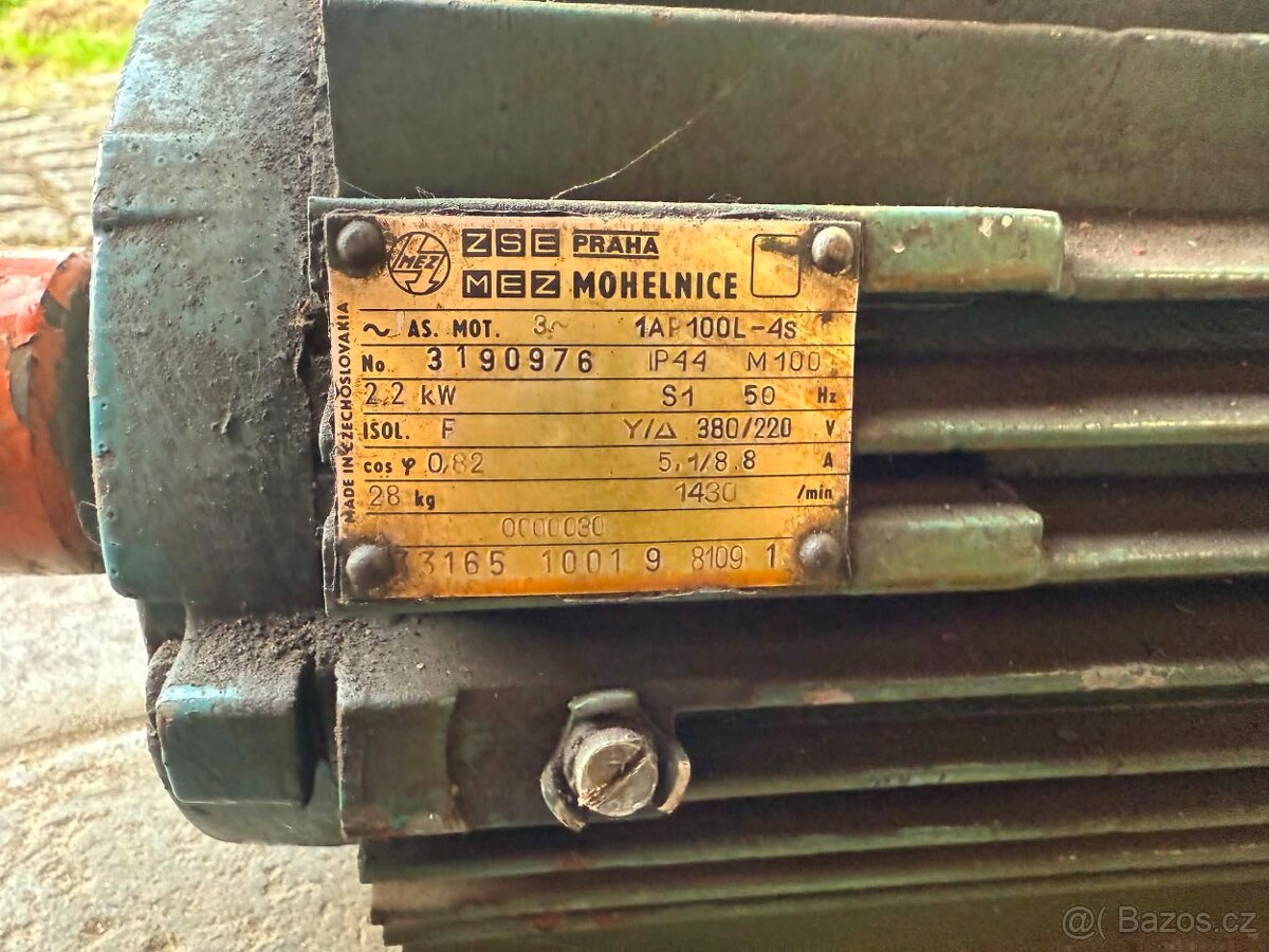 Elektromotor 2.2KW 1430 otáček / min - 2