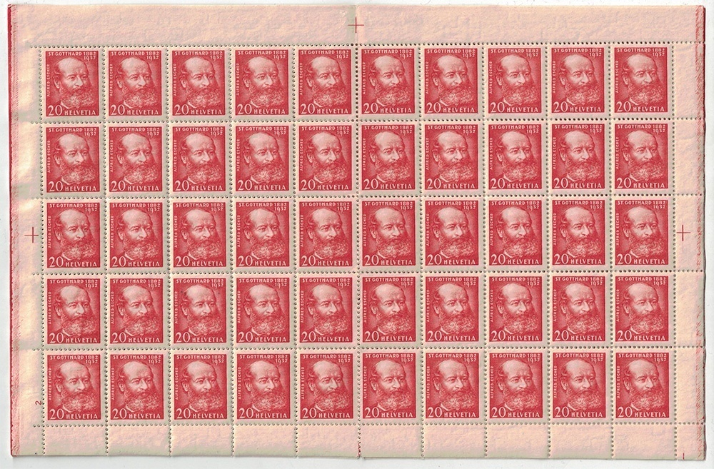 3x arch 1932 50 let Gotthardské dráhy - 2