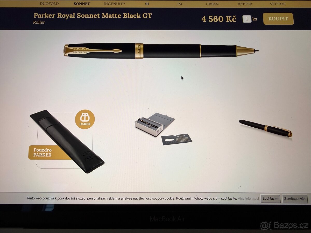 Roller Parker royal sonnet matte black gt - 2