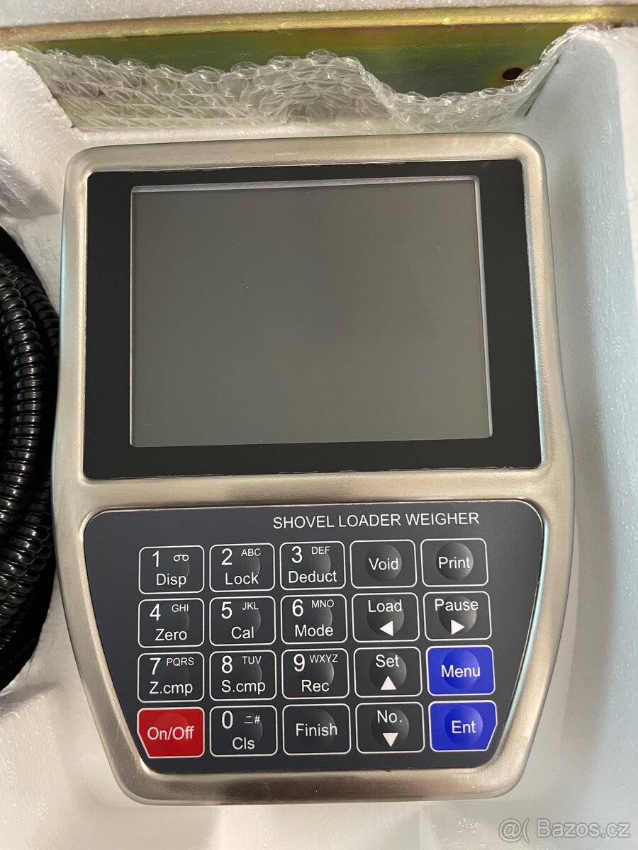 Digitální váha pro nakladač bagr české menu - 2
