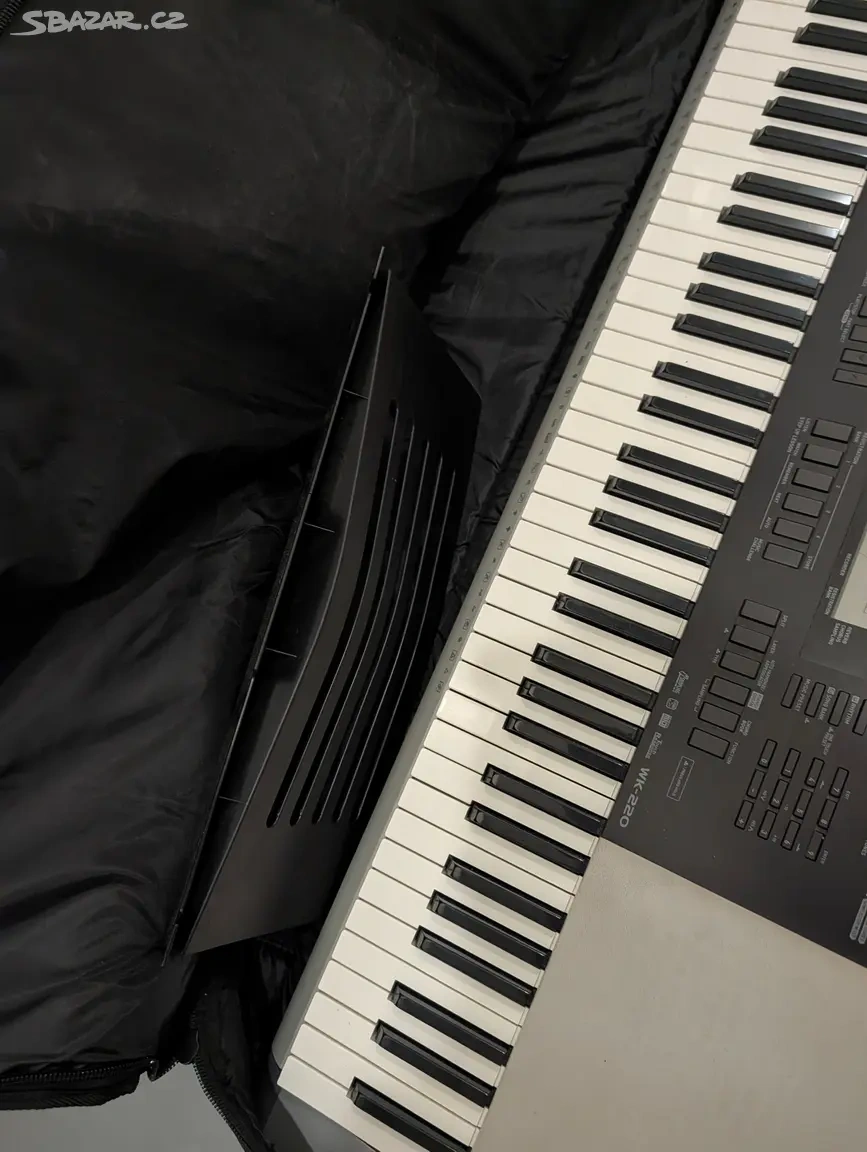 Casio WK-220 (76 kláves) + obal + pedál Stagg - 2