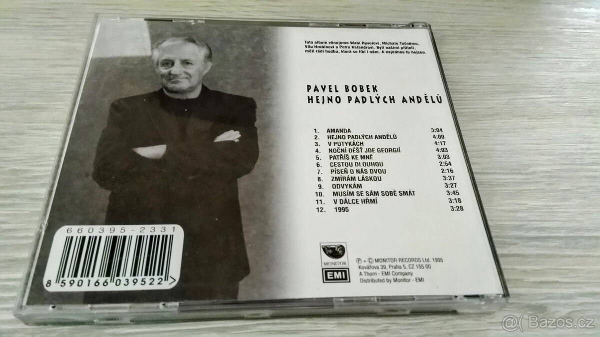 CD Pavel Bobek - Hejno padlých andělů (1995) - 2