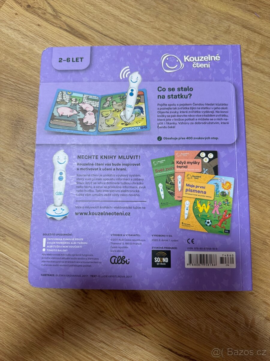 Albi knizka Zviratka na statku - 2