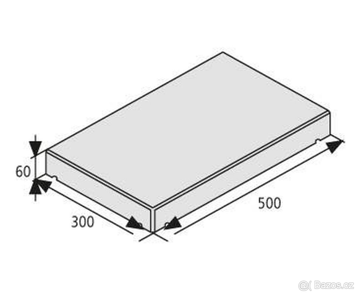 BEST - ZÁKRYTOVÁ DESKA ROVNÁ 6CM PŘÍRODNÍ - 2