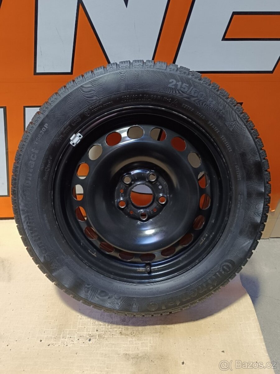 Kola Superb/Passat 6,5x16'' + zimní pneu 215/60/16 - 2