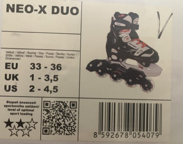 Brusle - kombinované na led i kolečkové - 2