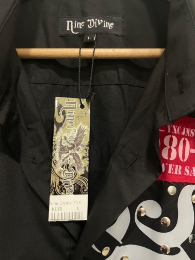 Nová košile chlap. cca 14-16 let (vel L), krátký rukáv - 2