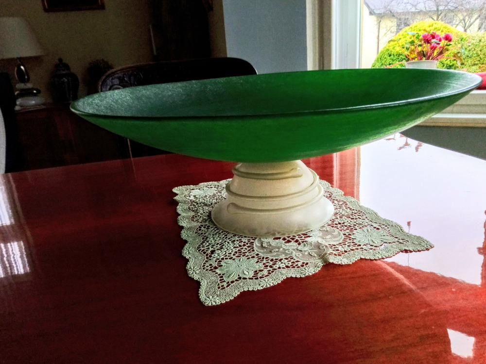 Skleněná mísa-objekt - 2