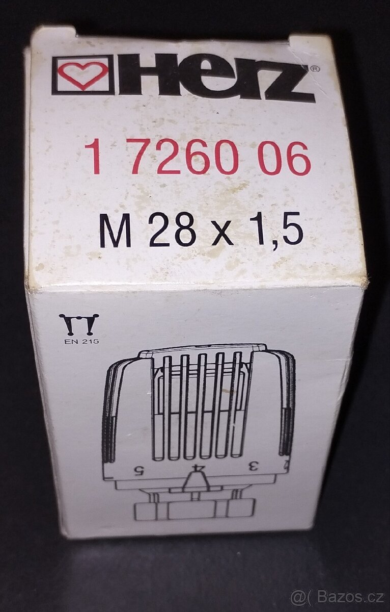 termostatická hlavice Herz - 2