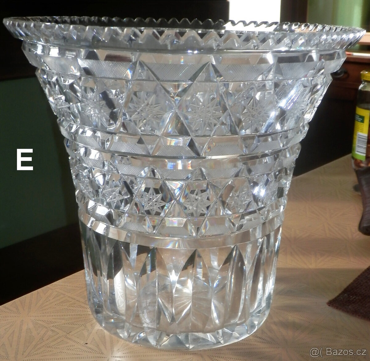 Váza skleněná masivní - více druhů - 2