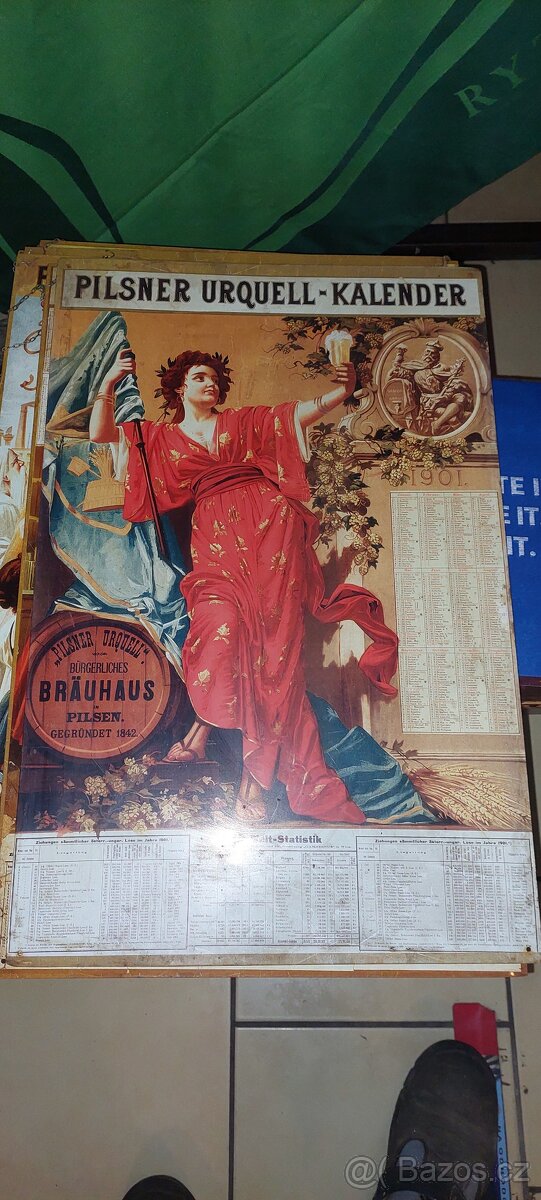 Cedule Plzeňský Prazdroj kalendář - 2