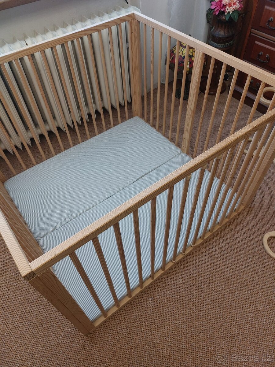 Dětská nastavitelná ohrádka 120x120 cm + podlážka - 2