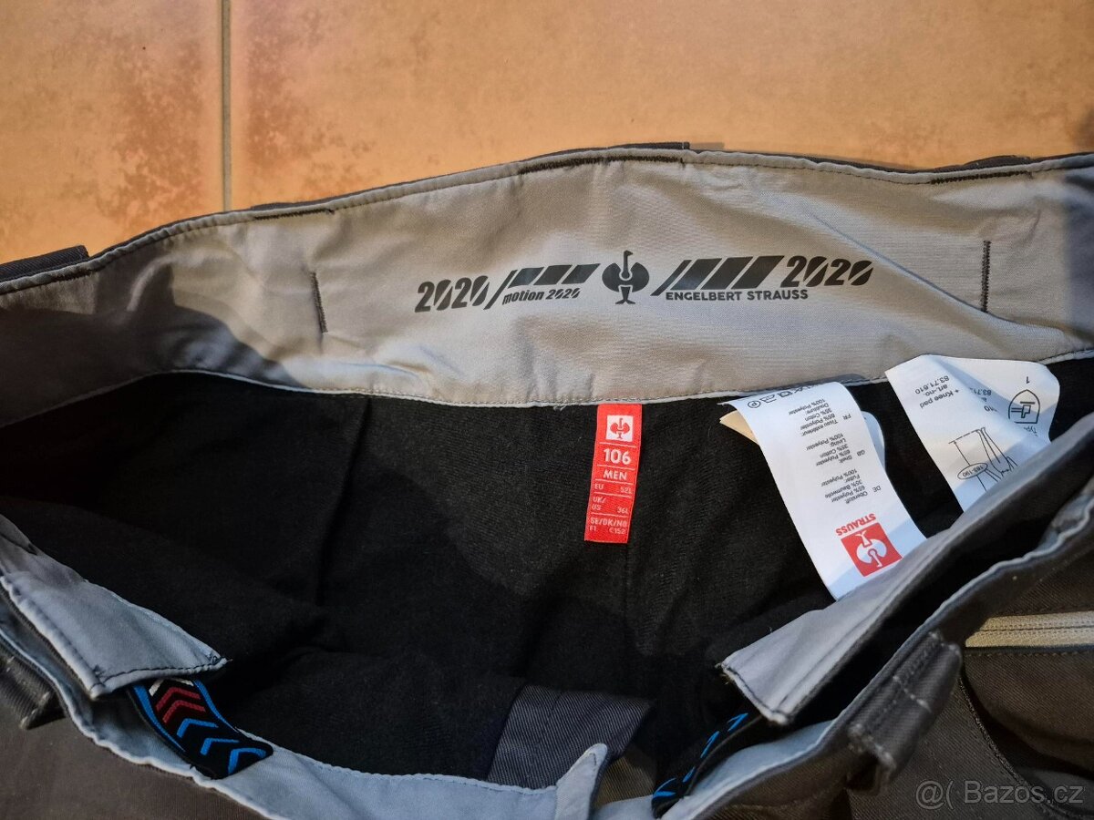 Pánské pracovní kalhoty Strauss e.s. Motion 2020 vel 52 - 2