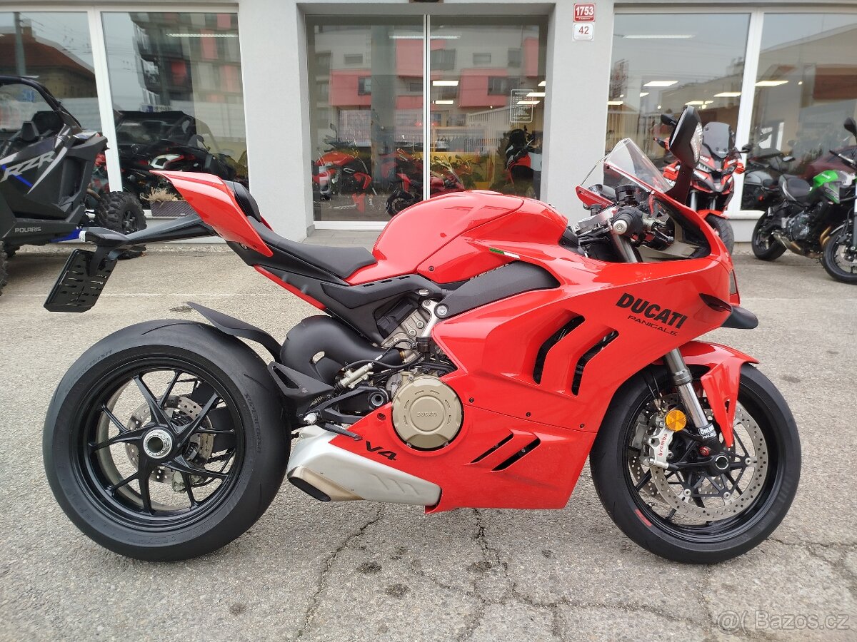 Ducati Panigale V4, ČR, ZÁRUKA, - DPH, KRÁSNÝ STAV - 2