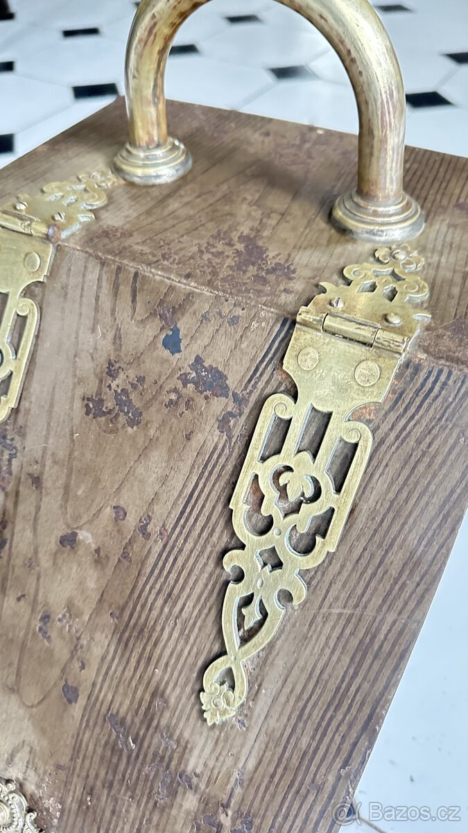 Starožitný, secesní uhlák - 2