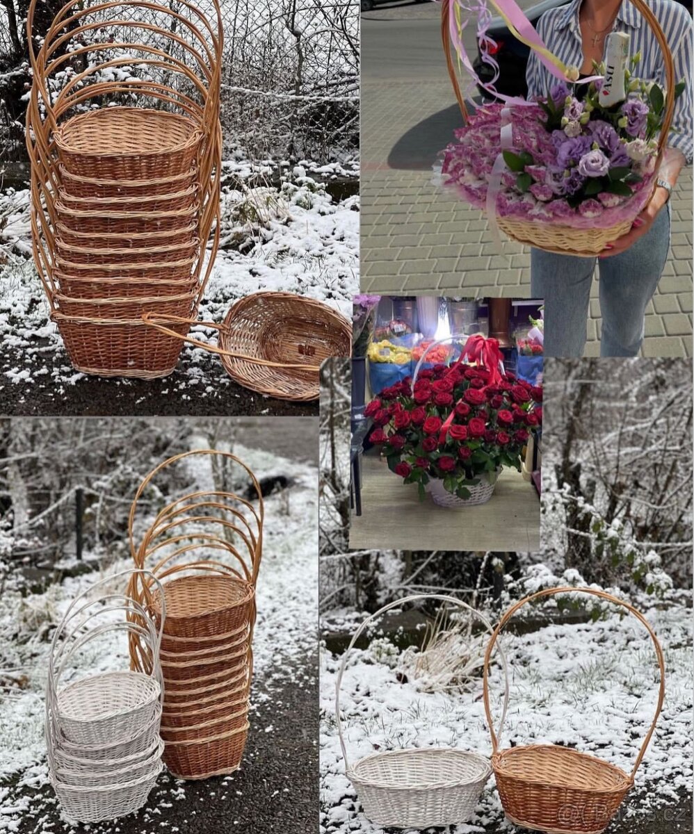 Proutěný košík «Ovál 1» - 2