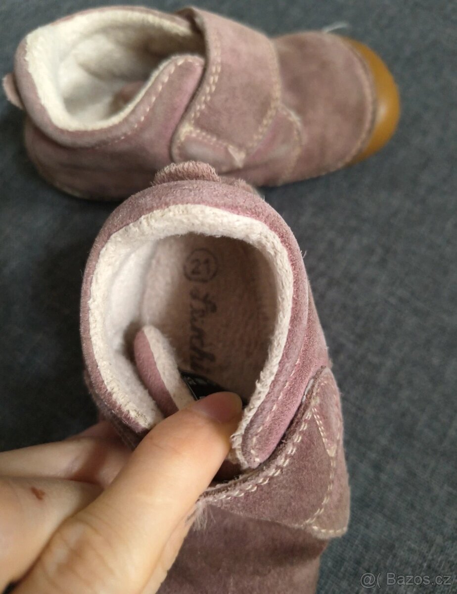 Capáčky/první Barefoot botičky lurchi - 2