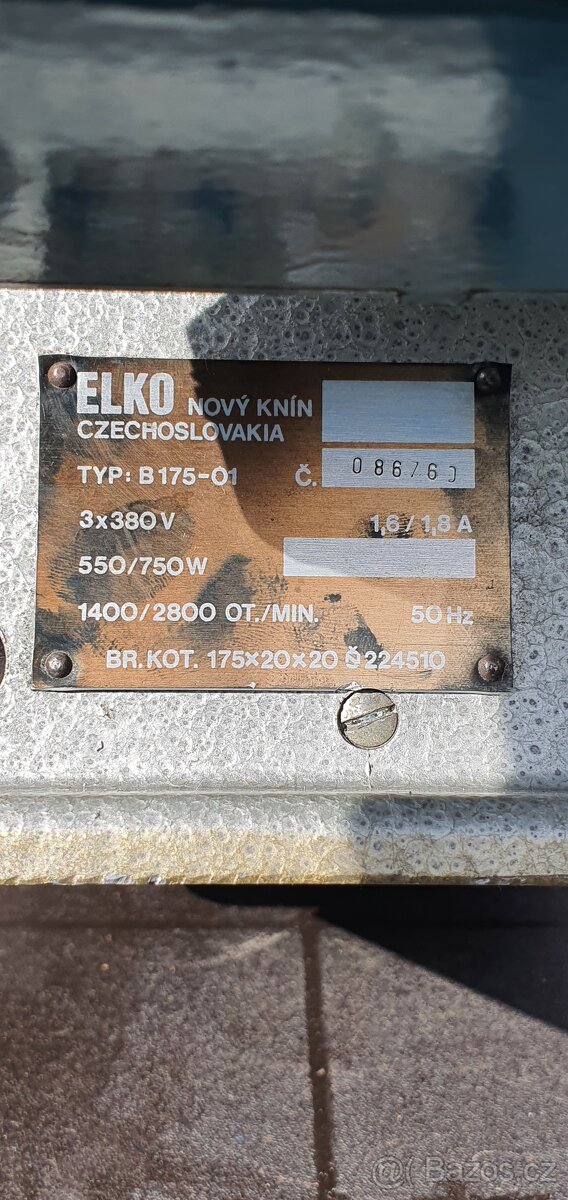 Dvoukotoučová bruska ELKO 175 - 2