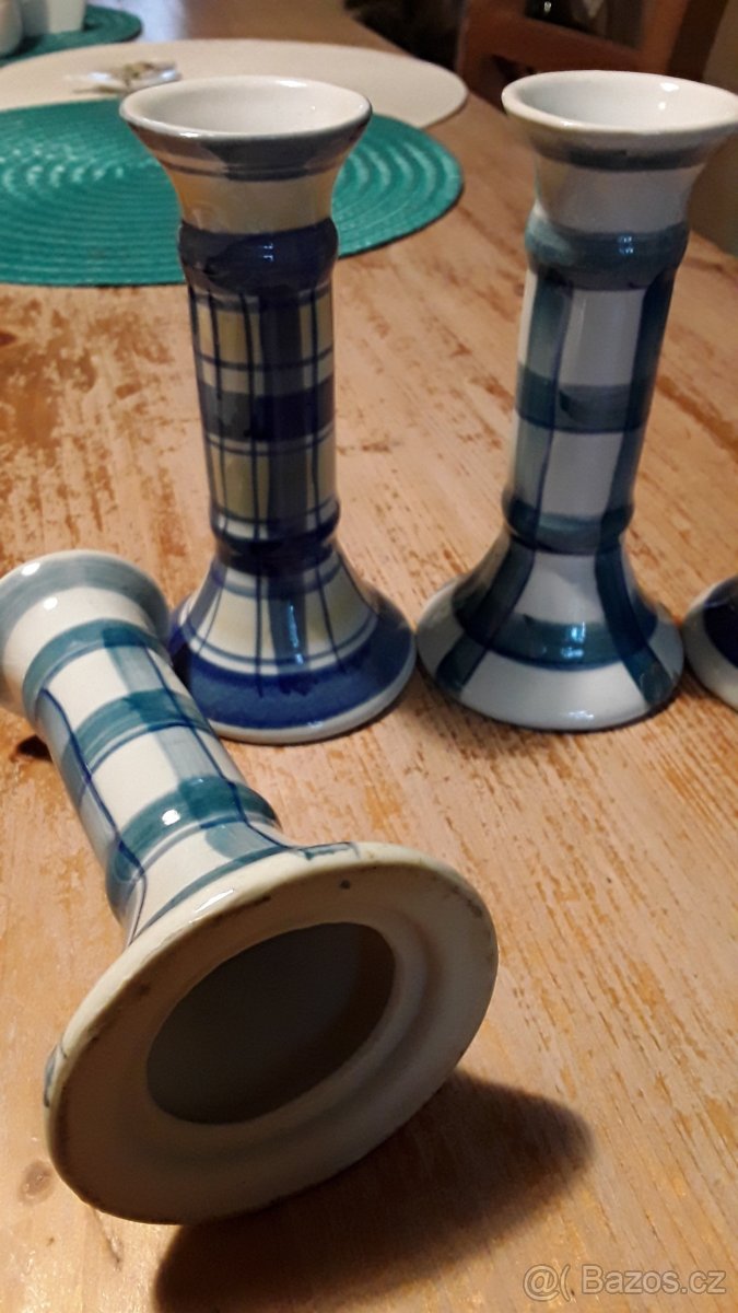 Porcelánové svicny 6ks - 2