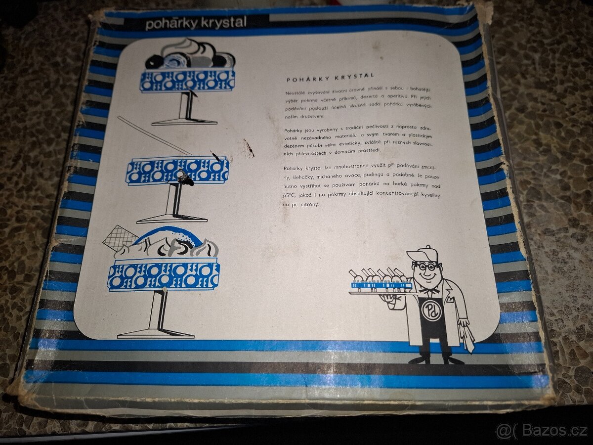 Retro poháry na dezerty a zmrzlinu - 2