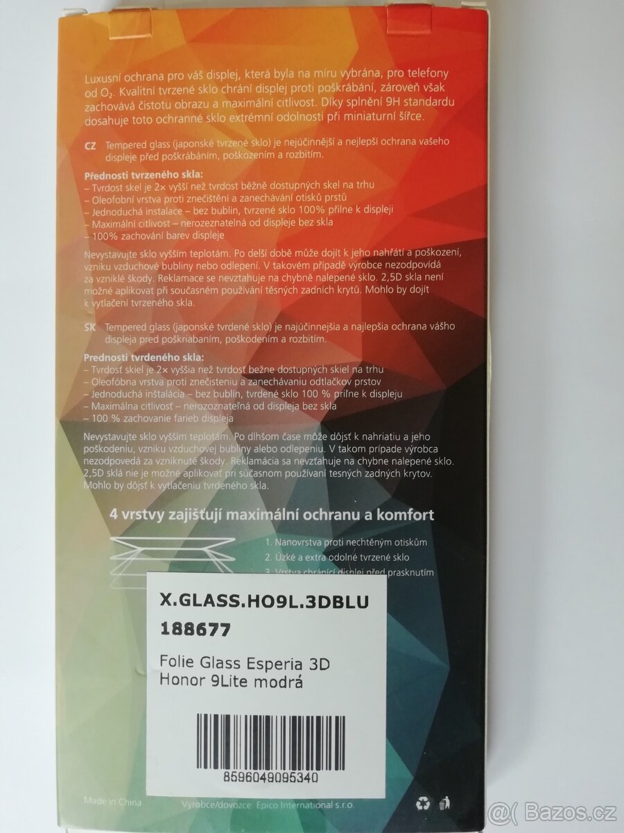 Ochranné sklo Honor 9 Lite - 2