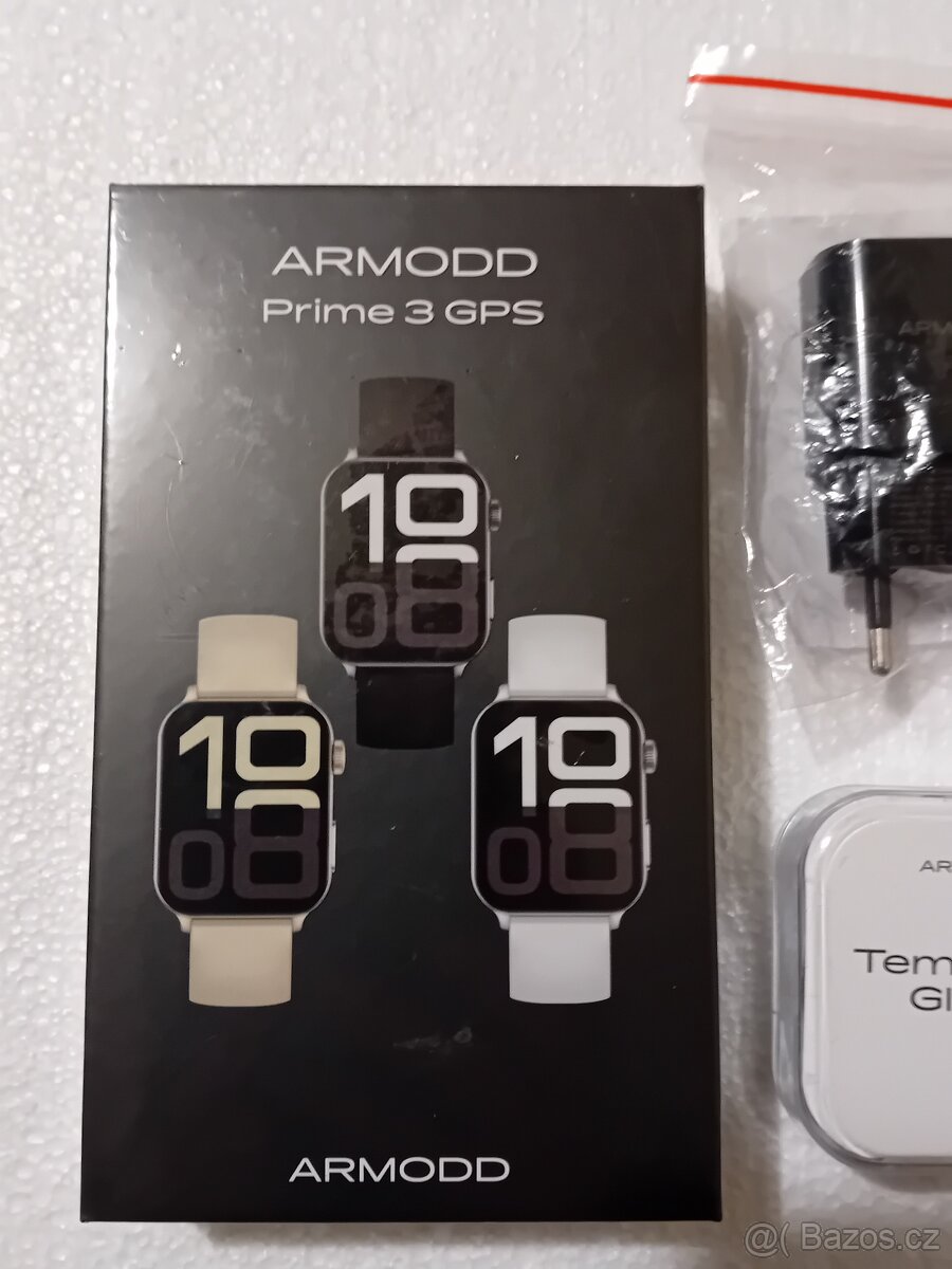 Chytré hodinky ARMODD Prime 3 GPS zlaté NOVÉ - 2
