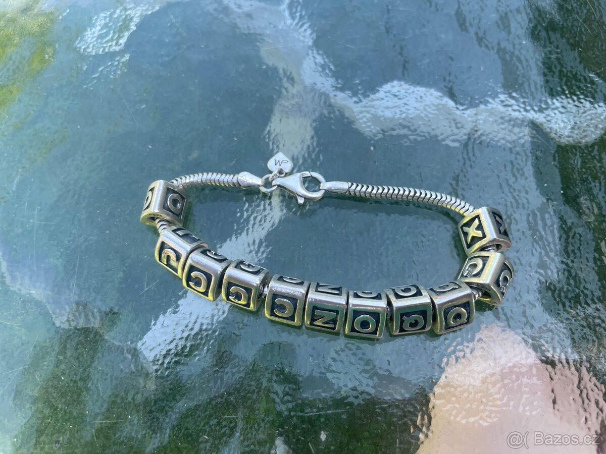 Pandora koralky - pismena - 2