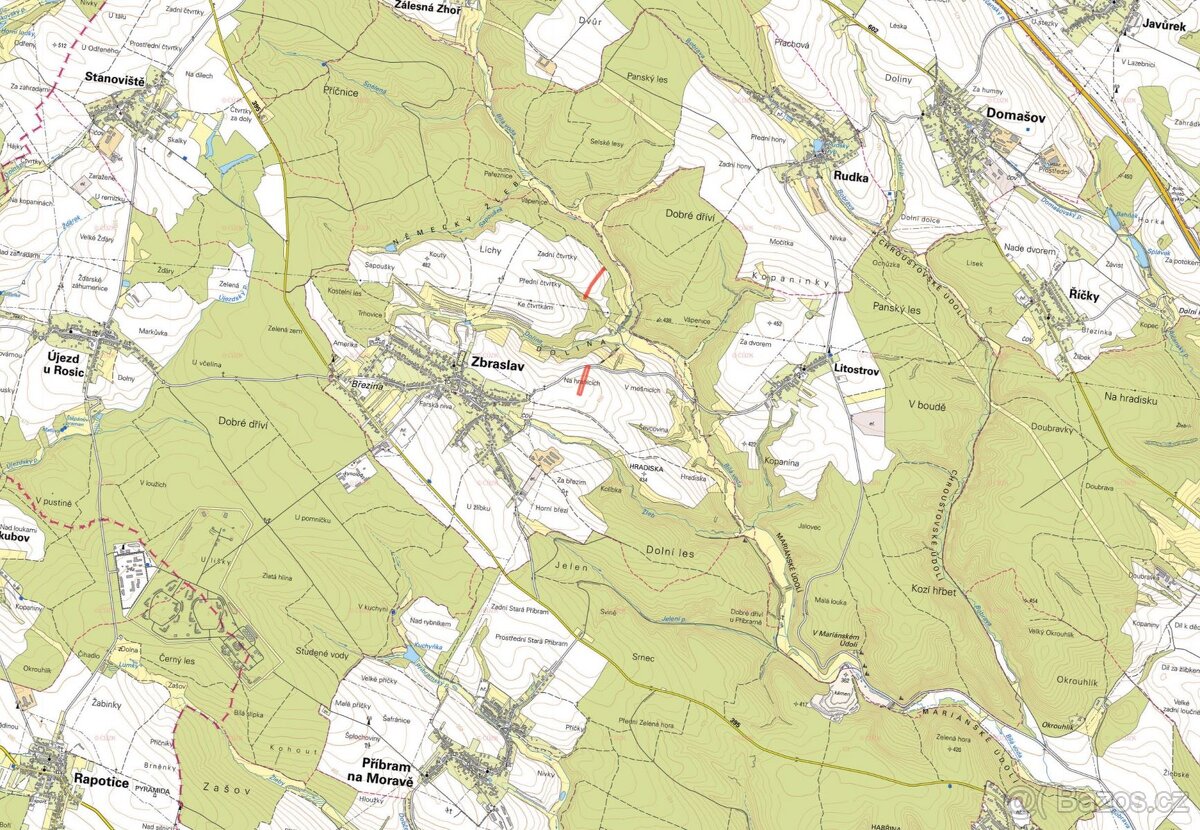 Zemědělská půda, prodej, Zbraslav, Brno-venkov - 2