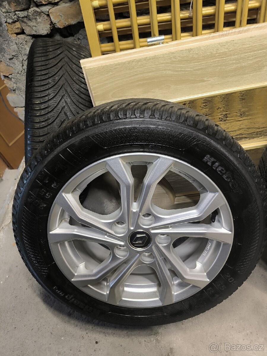 ALU kola Renault Megane 5x114,3 r16 Originál,zimpneu91%+TPMS - 2