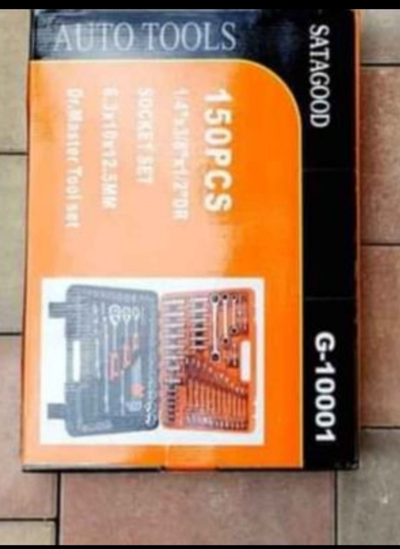 Sada nářadí, Gola 150 dílů, Cr-V, nová - 2