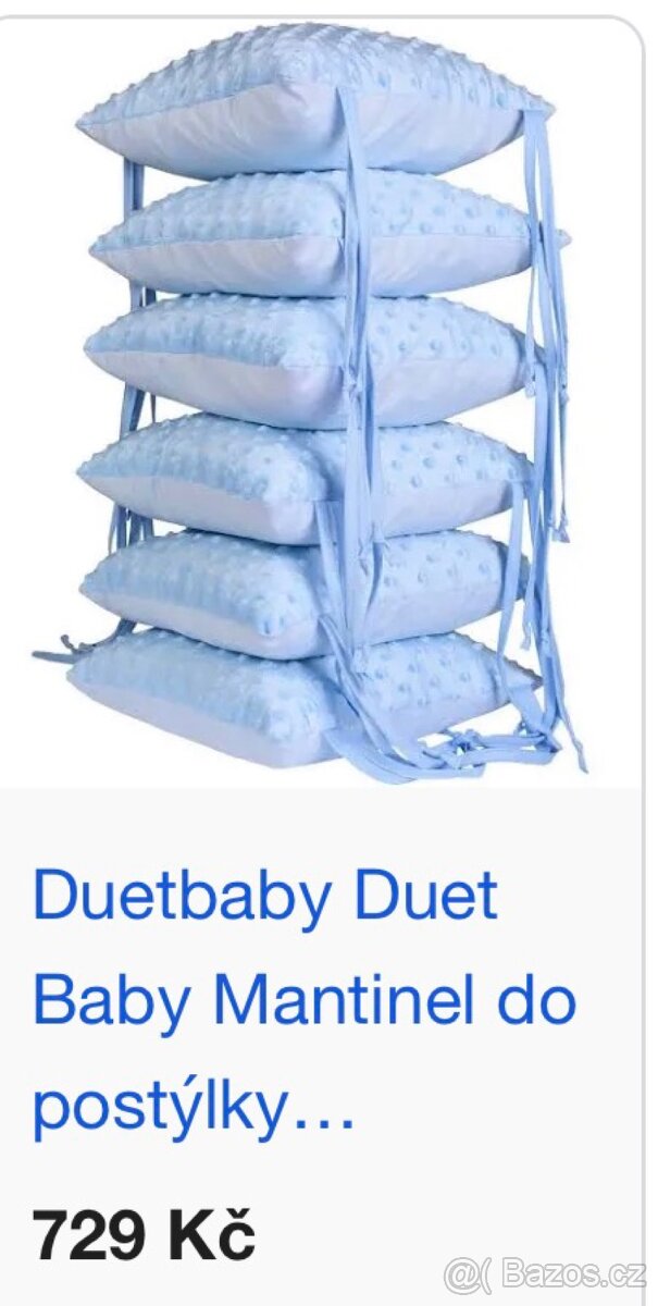 Polštářkové mantinely 6ks (modrá nebo šedá) - 2