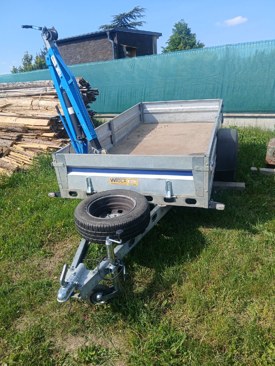 Prodám vlek na 750kg s nápravou na 1300kg - 2