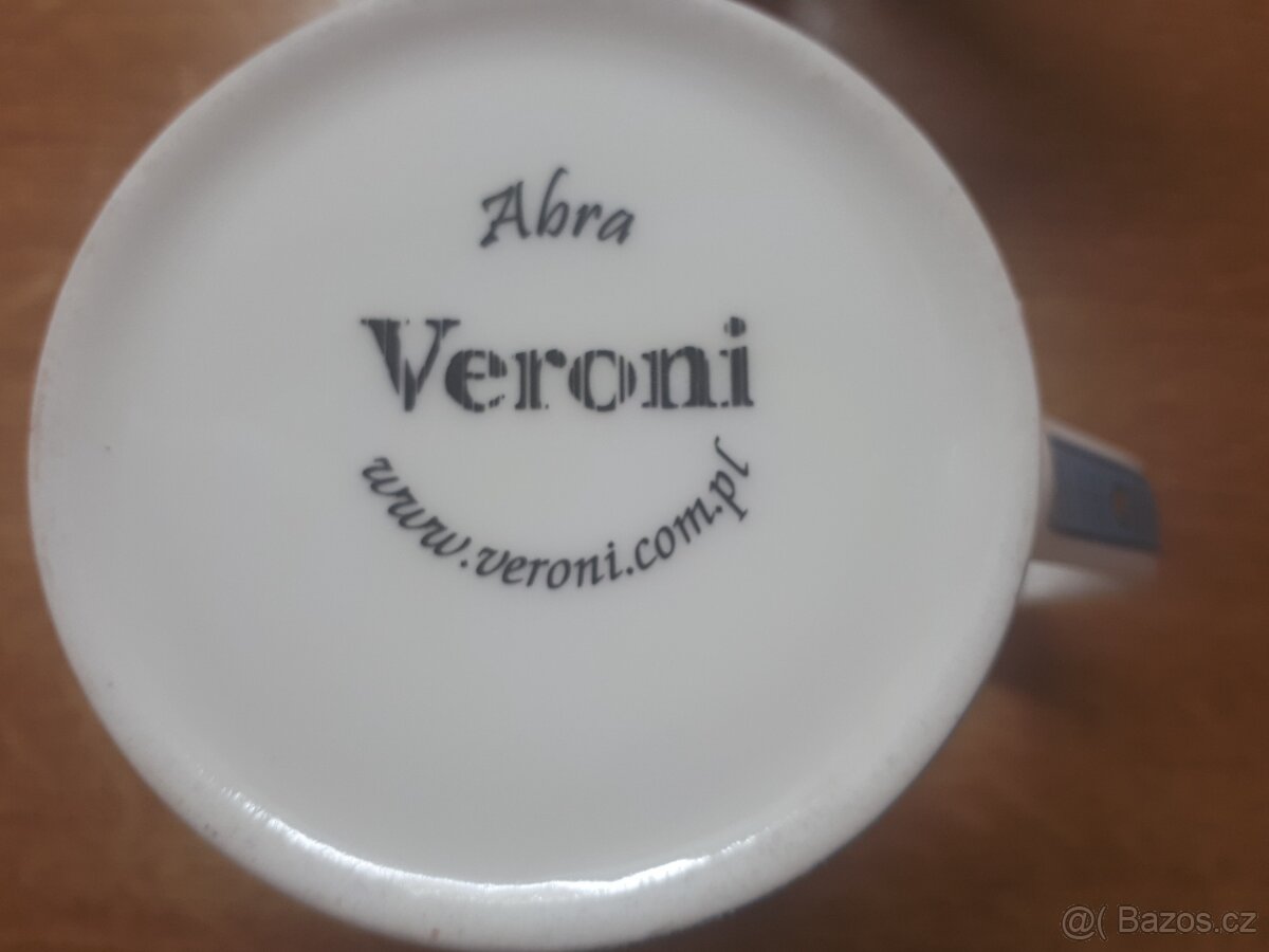 2 porcelánové hrnky sova a ptáček zn. ABRA VERONI - 2