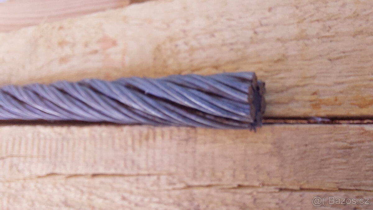 NOVÉ certif. pozinkované FeZn lano prům.16mm Tatrapoma H130 - 2