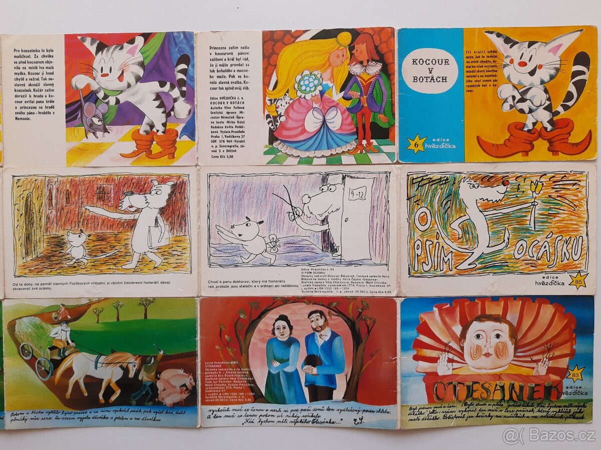 Hvězdička (set 9) - leporela (6x) - 2