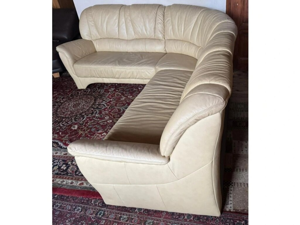 Rohová kožená sedací souprava, 3311 - 2