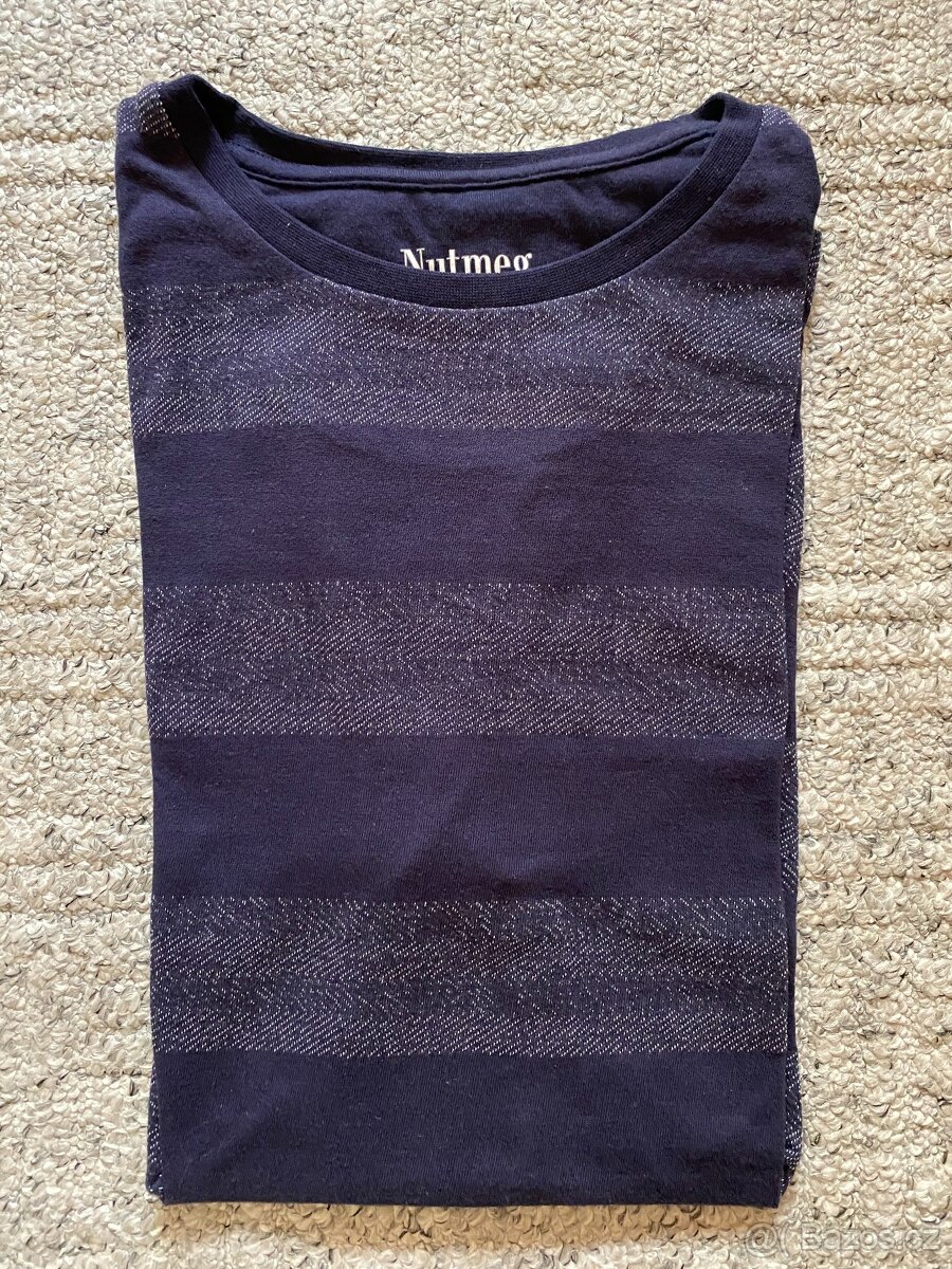 Nové pánské bavlněné triko Nutmeg - M - 2