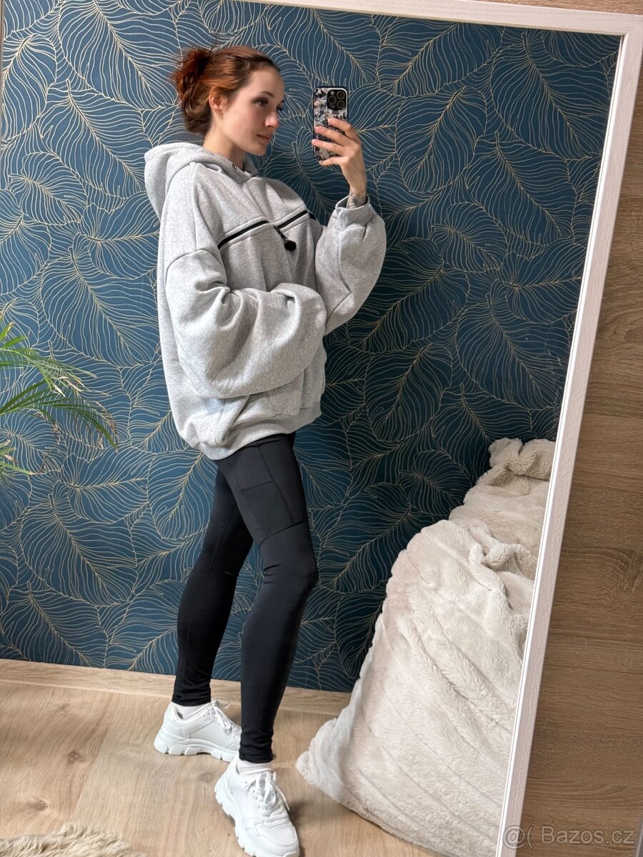 Kojící a nosící mikina - 2