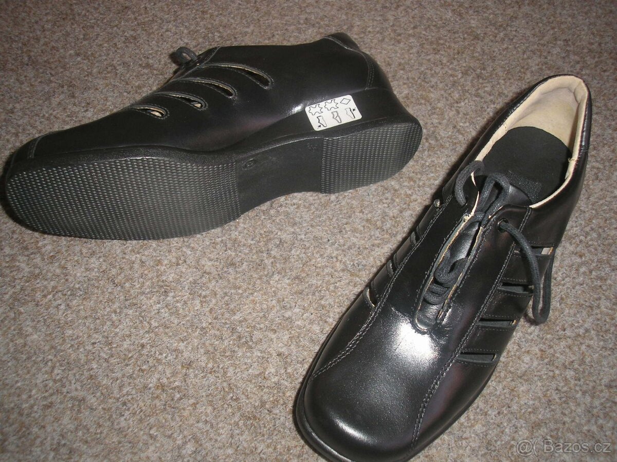 Kožené polobotky vel.37 - 2