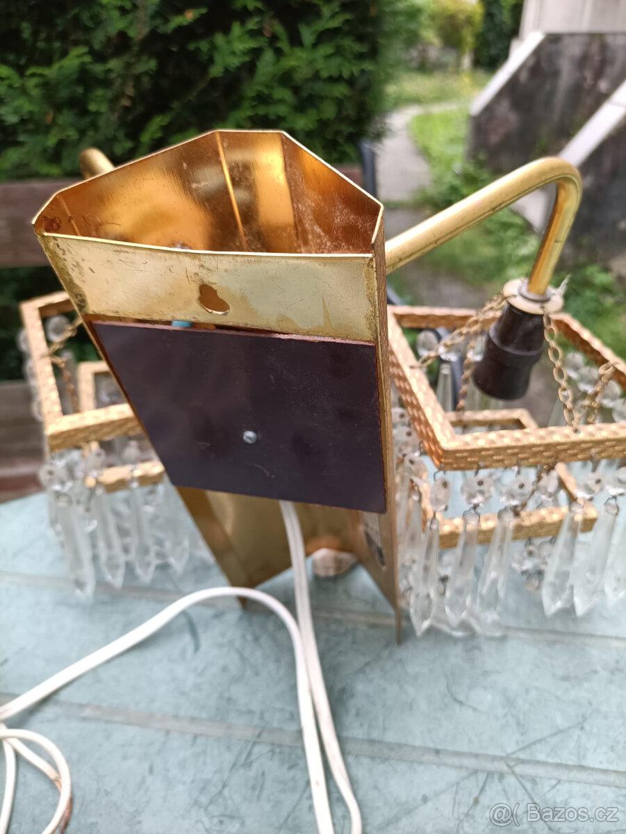 Lustr na zeď křišťál - 2