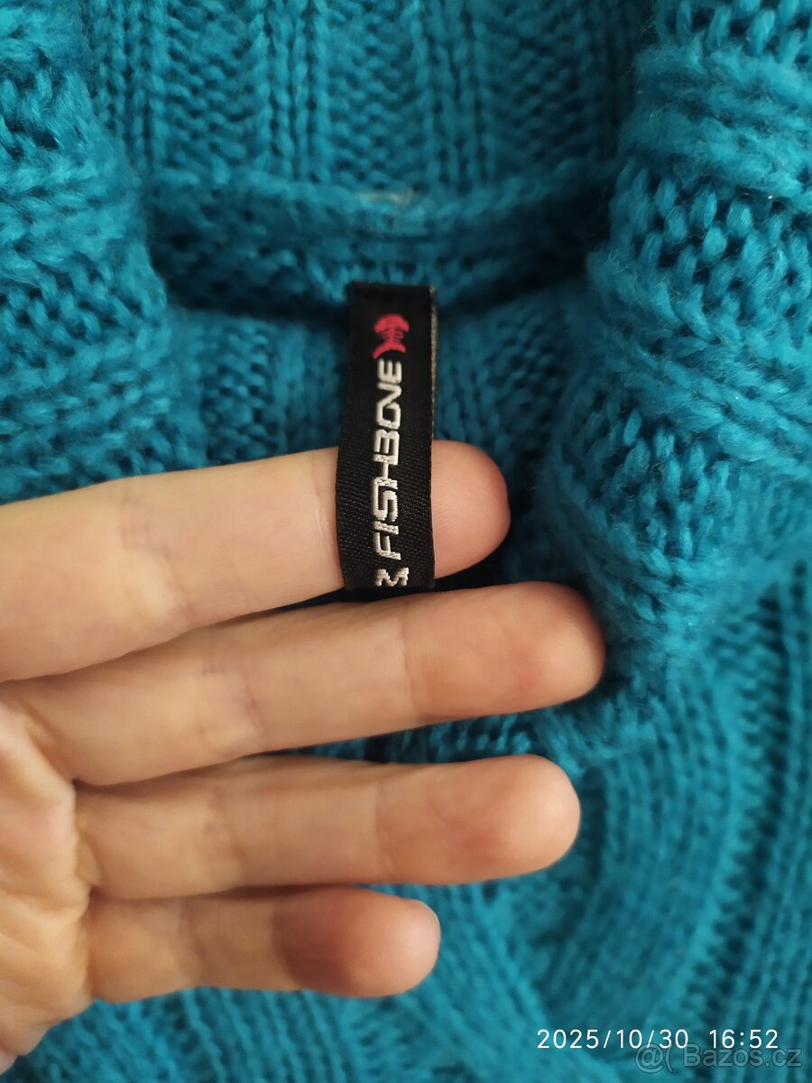 Svetr (rolák) Fishbone vel.M - 2