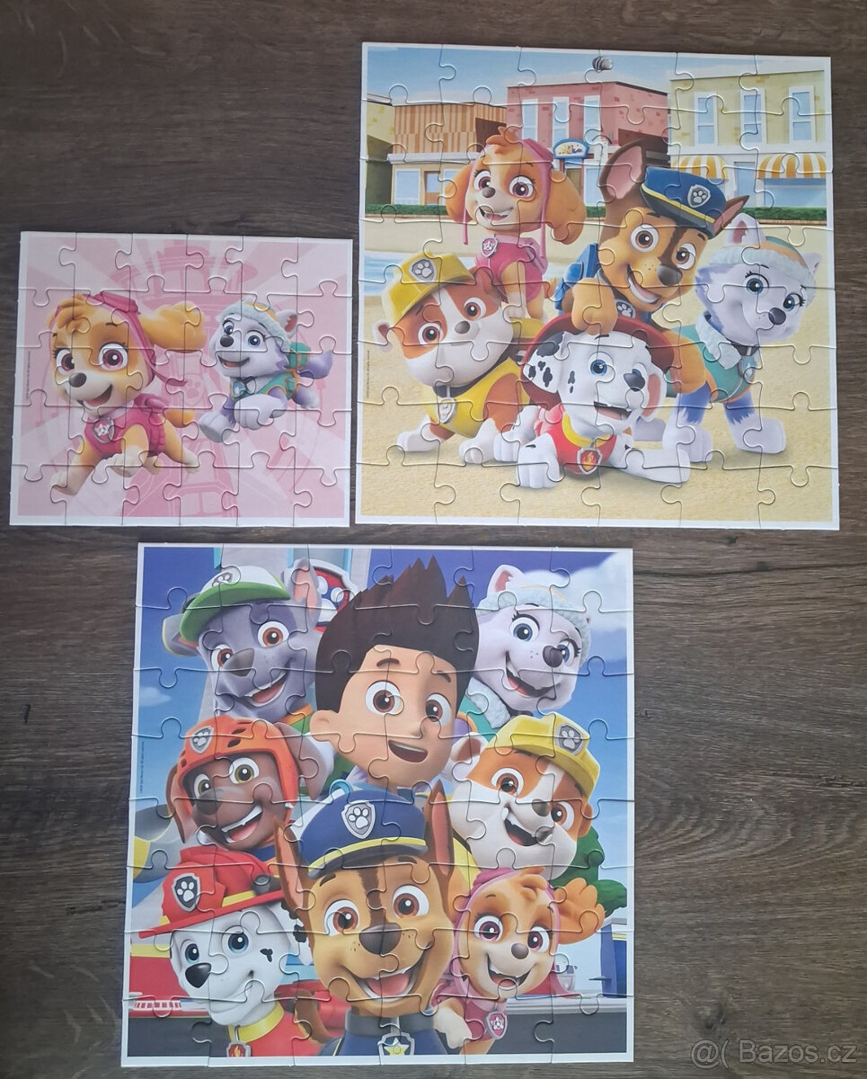 Puzzle tlapková patrola - 2