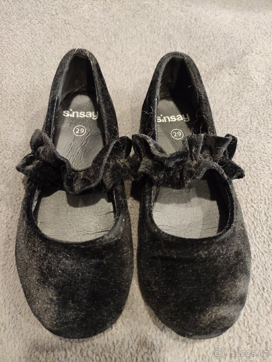 Semišové balerínky vel. 29 - 2