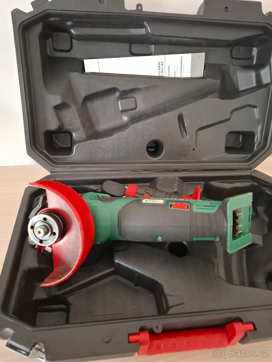 Aku úhlová bruska parkside - 2