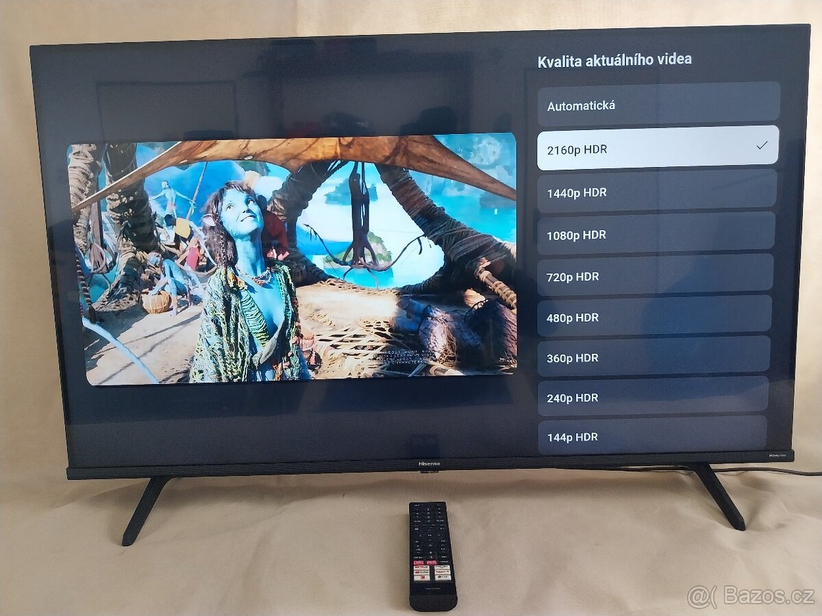 Prodám Televizi zn Hisense Smart.43 inch. - 2