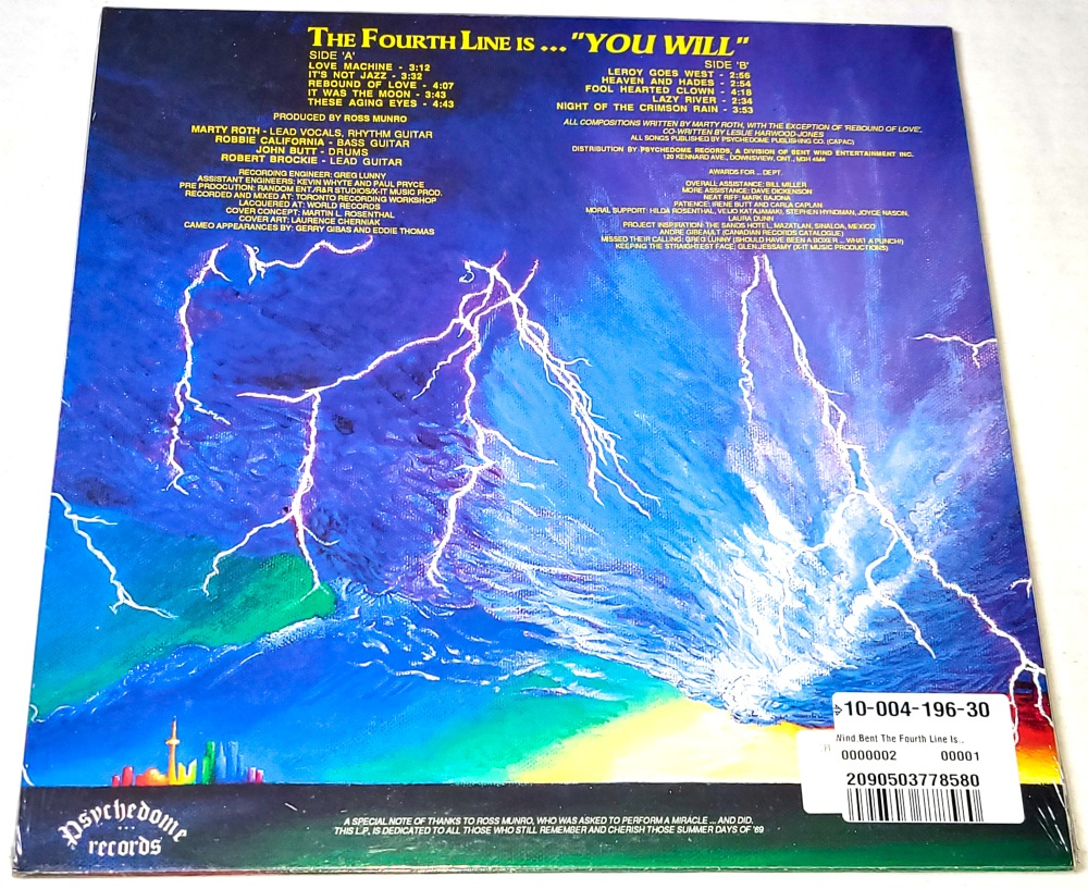 BentWind – The Fourth Line Is... "You Will" 1989 NOVÁ - 2
