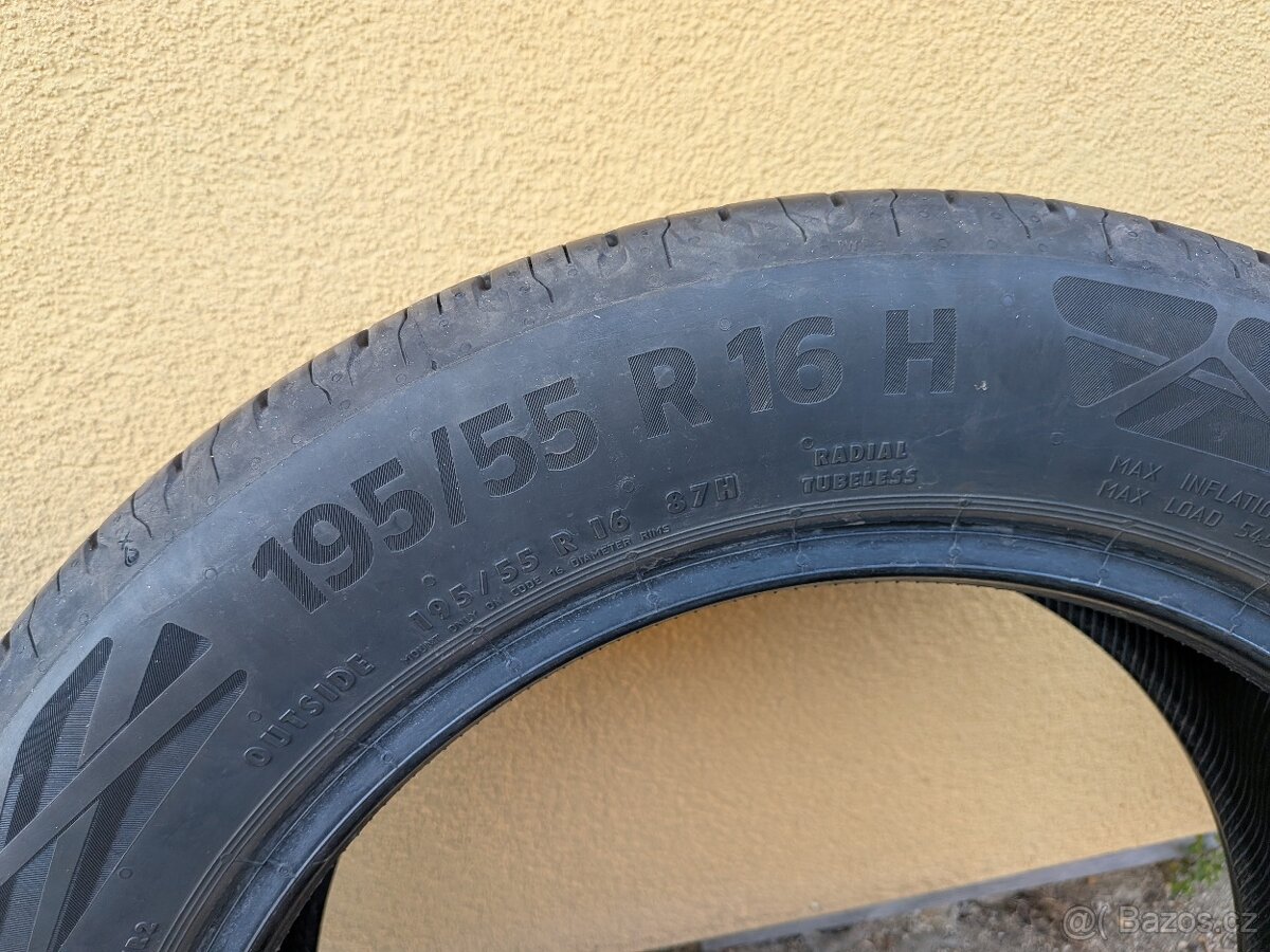 2x Continental EcoContact 6 195/55 R16 - 2