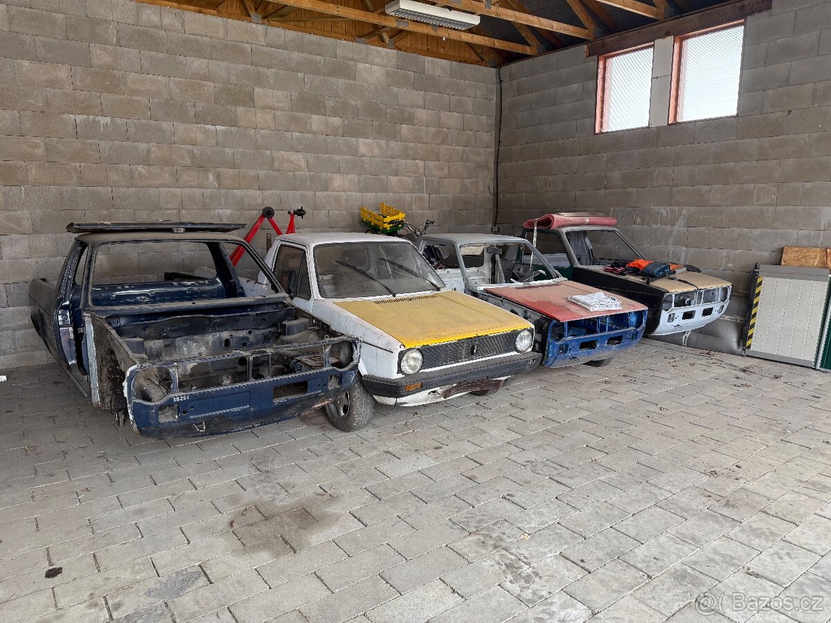 VW Caddy mk1 1.6 benzín více kusů, 2x doklady - 2
