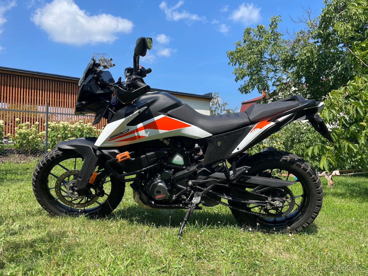 KTM 390 adventure, rok 2021